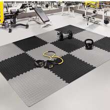 4PCS EVA Foam Mat Floor Mats Interlocking Heavy Duty Puzzle Baby Kids Playmat,Interlocking Floor Mats For Gym Equipment