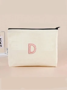 1 件 A-Z 字母 DIY 空白手提包、旅行洗漱包、绘画帆布包、帆布化妆包、绘画包、儿童包、工作、学校、旅行铅笔盒、实用 - 米色 - 查看 38