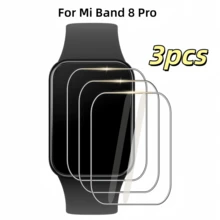 (3 Packs)Tempered Glass For Mi Band 8 Pro/ Redmi Watch 4/Watch 5 Active /Lite Smart Watch Screen Protector Anti-Scratch For Mi Redmi Watch 5 4 Protective Film Gift For Birthday, Family, Friends Watch Cover, Watch Accessories Waterproof Shockproof Anti-Fall Anti-Fall Anti-Fingerprint Full Cover
