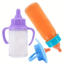 Doll Feeding Set, Party Game Set For Children Aged 3 Years And Above, Featuring A Magic Bottle, Dummy, Handbag, Spoon, Fork, And Plate. Multiple Styles Available. Ideal For Parent-Child Bonding And Party Games, Making It The Perfect Festive Gift.
