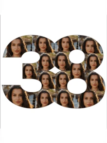 定制圣诞礼物，可定制1至99的数字、2026岁生日照片、A、B、C、D、E字母主题照片、成长照片拼贴画，生日礼物、圣诞照片礼物，母亲节和父亲节的完美礼物，送给爱人和朋友的理想礼物。秋季家居焕新，圣诞装饰，营造温馨家居氛围，办公室装饰，优雅生活