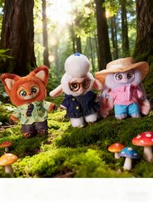 1pc Disney Crazy Judy Hopps, Nick Wilde Action FigureDolly Blind Box Mystery Gift, Suitable For Birthday, Halloween, Christmas, Thanksgiving Gifts