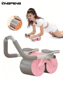 1pc Ab Roller Wheel, Abs Workout Equipment For Abdominal & Core Strength Training, Exercise Wheels For Home Gym, Fitness Equipment For Core Workout With Knee Pad Accessories