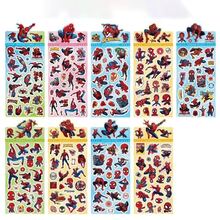 Marvel 9 Stücke Marvel Spider-Man Aufkleber zum Selbermachen für Skateboards, Laptops, Motorräder, Bücher, coole Cartoon-Aufkleber, Geschenke, Umschlag-Aufkleber, Auto-Dekoration, Party-Dekoration, Etiketten-Aufkleber, selbstklebende Aufkleber, geeignet für Scrapbooking, Laptops, Gepäck, Gitarren, Wasserflaschen, Handyhüllen zum Dekorieren, Basteln, Feiertagspartys, Geschenktüten-Füllungen, Bücher, Geburtstagsgeschenke, Weihnachten, Schulanfang