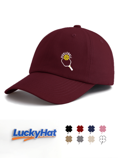 1 Pc Pickleball Print Baseball Cap For Men&Women, Classic Stylish Fashionabley Soft Sweatband Adjustable Size Lightweight Versatile Dad Hat, Suitable For Outdoor Sports Daily Wear Party Vacation Beach Holidays Perfect As A Gift For Families And Friends