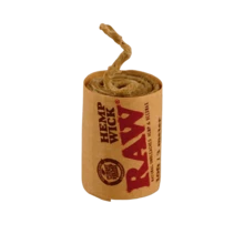 RAW Hemp Wick 3 m – Mecha RAW natural premium para encendido limpio (edición original) - Cordón natural de cáñamo y cera de abeja RAW. Ideal para un encendido limpio, uniforme y sin residuos. Longitud de 3 metros, 100 % RAWthentic.. - Marrón - Ver 6