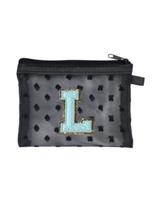 Mini Portable Mesh Medicine Bag, First Aid Kit With Blue Towel Embroidered Letters A-Z, Medical First Aid Kit, Outdoor Household Medicine Pill Storage Bag, Travel Storage Bag, Makeup Bag, Cosmetic Bag, Vacation Storage Bag, Skincare Bag, Lip Oil Storage Bag, Mother's Day Gift, Birthday Gift, Bathroom Storage, Student Dormitory Wash Bag, Gifts For Wives, Family, And Friends, Make Up Organizer - Multicolor - View 17