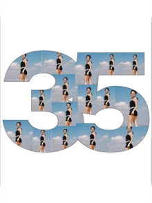 定制圣诞礼物，可定制1至99的数字、2026岁生日照片、A、B、C、D、E字母主题照片、成长照片拼贴画，生日礼物、圣诞照片礼物，母亲节和父亲节的完美礼物，送给爱人和朋友的理想礼物。秋季家居焕新，圣诞装饰，营造温馨家居氛围，办公室装饰，优雅生活