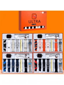 Reloj inteligente,straps monitoreo de salud carga inalámbrica de llamadas Bluetooth Smartwatch - Blanco - Ver 2