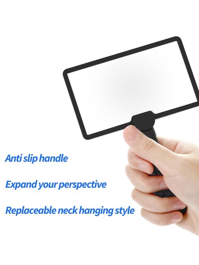 Magnifying Flat Lens Pocket Magnifying Glass, High-Definition Hand-Held Lens, Suitable For Inspection, Jewelry, Electronic Products, Reading, No Battery-Ideal Mother's Day/Father's Day Gift.
