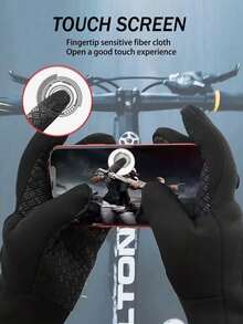 Unisex Fingerless Gloves For Autumn And Winter, Suitable For Finger Protection, Warmth, And Outdoor Use. Compatible With Touchscreen Devices. Men's Fingerless Gloves Make A Great New Year's Or Christmas Gift. - 黑色 - 查看 3