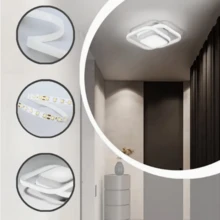 Modern Ceiling Lamp For Bedroom, Living Room, Entrance Hall, Living Room - Black - View 8