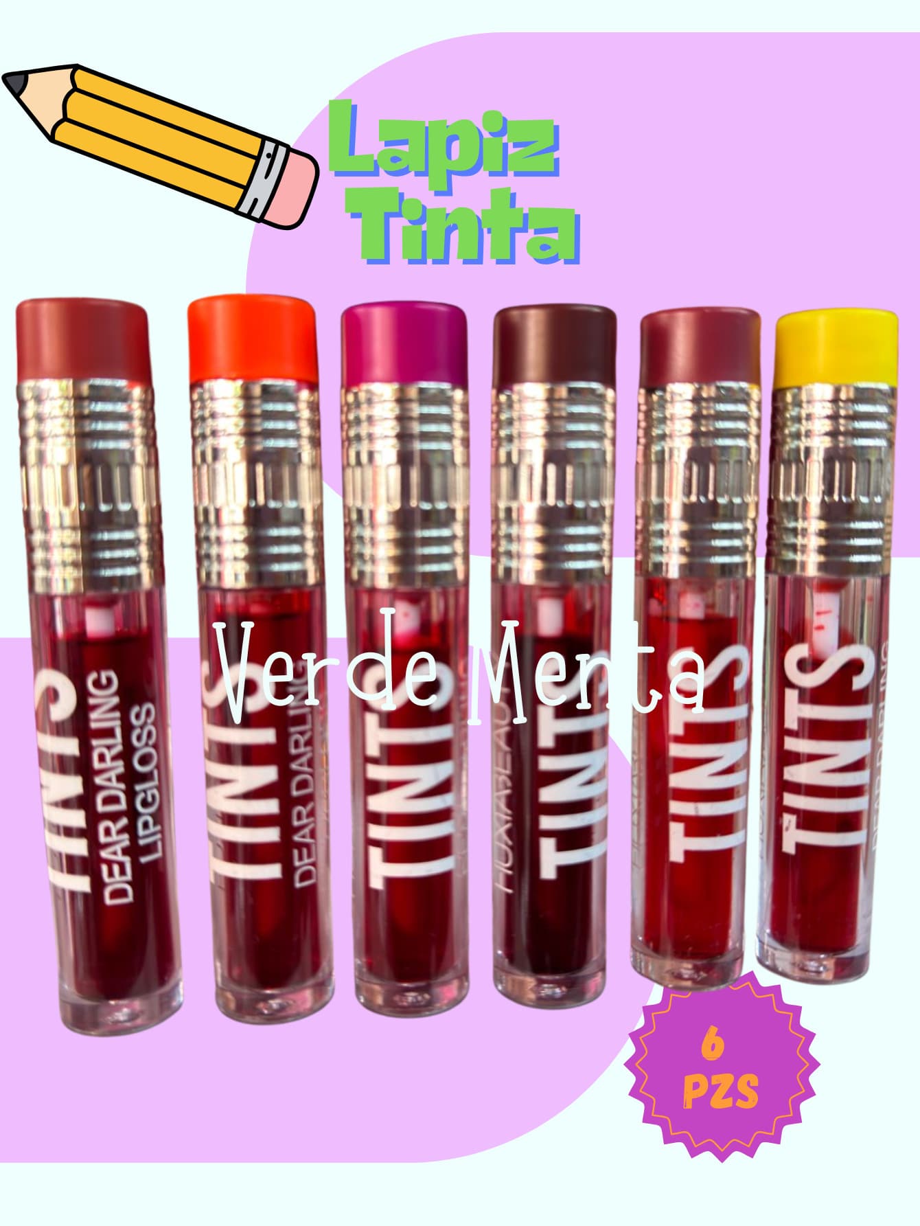 Tinta De Labios Y Mejillas Con Rubor Forma LAPIZ 6 Pzs, 12 Pzs : It'S Chili Tinte De Labios De Acabado Mate De Larga DuracióN Rubor Ligero FáCil De Usar Tinte De Labios Hidratante LáPiz Labial LíQuido Regalo De LáPiz Labial LíQuido Marca Belleza Maquillaje CosméTico Para Mujeres NiñAs Perfecto Para OtoñO Invierno Ideal Para Y2K Elegante Moda Adecuado Para CumpleañOs Presente Fiesta Listo Mejor Color - 6 Pzs - Ver 1
