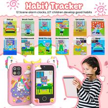 Juguetes de Navidad Teléfono inteligente para niños, regalos de cumpleaños y Navidad para niños de 3 a 10 años, juguetes educativos con teléfono celular, pantalla de 2.8", cámara dual, juegos, música, alarma, calculadora, incluye cordón para teléfono, tarjeta de memoria de alta capacidad y cable de carga.