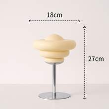 Nordic Glass Bedside Lamp USB Powered 3 Color Ambient Table Light Bedroom Home Decor Gift