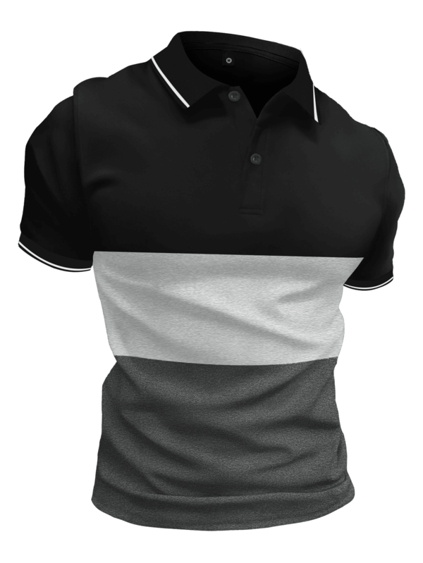 Men's Summer Short Sleeve Polo Shirt, Minimalist Retro Collared Thin All-Match Sporty Casual Outdoor Tops, Fashion Versatile, For Golf