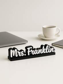 1 Piece Personalized Desk Name Plate, Desk Name Sign, Teacher Desk Name Sign, Office Desk Name Sign, Custom Name Plate, Lawyer Name Sign, Boss Gift