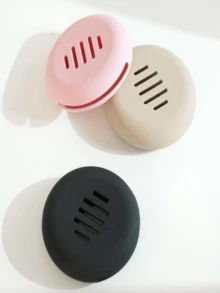 Make-up Schwamm Aufbewahrungsbox, tragbare atmungsaktive Make-up Schwamm & Puder Kompakt Aufbewahrungsbox, Silikon Make-up Schwamm Halter für Frauen und Studenten, Geschenke für Frauen, Weihnachtsgeschenke, Geschenkideen für Frauen