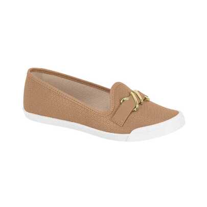 Sapatilha Moleca Slip On Fivela Feminino Confortável Elegante Macio Dia a Dia Trabalho 5109.796