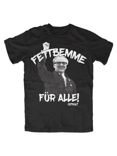 East German Culture Fettbemme T-Shirt GDR Culture Honnie East Germany VEB Wall Simson Minol, Carefully Selected Fabrics That Satisfy You, Perfect Gifts, Collection Value T-Shirts