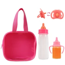 Doll Feeding Set, Party Game Set For Children Aged 3 Years And Above, Featuring A Magic Bottle, Dummy, Handbag, Spoon, Fork, And Plate. Multiple Styles Available. Ideal For Parent-Child Bonding And Party Games, Making It The Perfect Festive Gift.