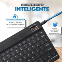 Wireless Keyboard And Mouse Kit Macaron Colorful Bluetooth 5.2 Keyboard With Stand For Tablet IPad Laptop - 綠色 - 查看 4