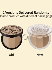 Too Cool for School ArtClass By Rodin Shading，哑光粉饼轮廓调色板，古铜色面粉，轻盈柔滑的天鹅绒质地，带镜子，瘦脸鼻，自然渐变，韩国美容 - #2 Modern Beige - 查看 2