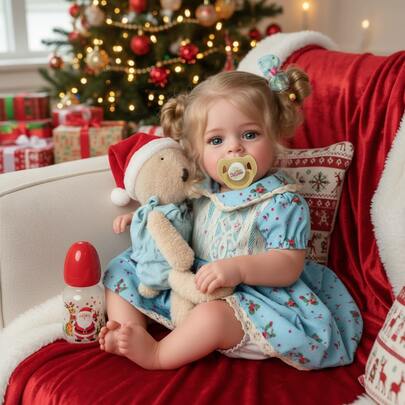 BABESIDE Realistic Baby Dolls Real Reborn Babies Dolls 20 Inch Newborn Baby Doll Grils Real Life Softness Silicone Doll Realistic Baby Suitable For Children 3+ Realistic Babies,Baby Alive,Reborn Baby ,Kids Toy,Realistic,Lifelike Baby Dolls,Toys ,Doll Toys Decoration  Christmas Decoration Christmas Gift