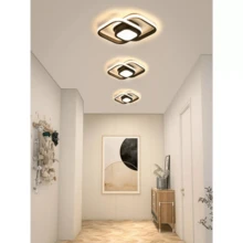Modern Ceiling Lamp For Bedroom, Living Room, Entrance Hall, Living Room - Black - View 2