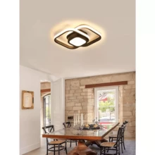Modern Ceiling Lamp For Bedroom, Living Room, Entrance Hall, Living Room - Black - View 6