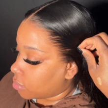 250% Density 13x6 HD Lace Front Wig Body Wave Lace Front Wigs Human Hair 100% Brazilian Human Hair Wig Natural 13X4 5x5 Glueless Full Edges Lace Pre-Plucked Lace Wig With Baby Hair For Women Ear To Ear Swiss HD Lace For Natural Looking Halloween Season - Natural Black - 查看 6