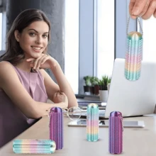 1pcs 3D Printed Little Ouchies Fidget, Adult Pocket Sensory Massager, Pain Stimulation Stress Relief Small Toy, 3D Printed Pass Key Pendant, Anxiety Relief Keychain, Novelty Gift For Friends