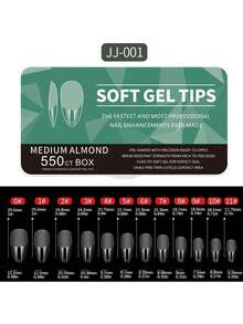 Acryl Französisch Halb-künstliche Nageltips Kurze Länge | Mittlere Länge | Lange Länge Nagelkunst Klare künstliche Nageltips Ultra-dünne nahtlose matte lange Tropfenform Mandelform Vorgefertigte Nageltips Muss-haben für Beauty-Enthusiasten Unerlässlich für Nagelstudios UV-Gel Nagelbedarf Zehennagel Aufklebe-Nägel Nagelbedarf Nägel