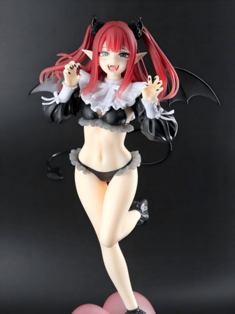 姬宫喜多（Kito Himemiya）粉色爱心[我的换装宝贝]可爱手办收藏摆件，可摆放在汽车/办公桌/家居装饰中，PVC材质，可作礼品/收藏品，也适合作为电脑机箱/花园装饰摆件。