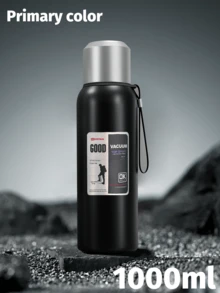 زجاجة مياه من الفولاذ المقاوم للصدأ سعة 20 أونصة - 67 أونصة، سعة كبيرة مع مقبض، معزولة، جذابة للغاية، محمولة، ساخنة وباردة للسفر والرياضة والعودة إلى المدرسة - متعدد الألوان - مشاهدة 13