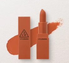 3CE Mood Recipe Matte Lip Color 231 Baked Orange – Long-Lasting Smooth Finish With Korean Chic Elegance - 231 Cam nướng - Xem 3