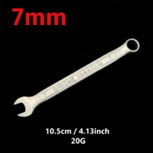 6-21mm 铬钒钢双六角扳手套装，哑光六角和开口式汽车维修工具