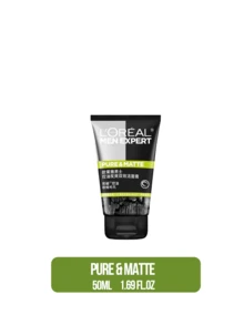 L’Oreal Paris 50/100 مل غسول وجه احترافي للرجال بصيغة مطفية، بتركيبة الفعل من الفحم والطين، تنظيف عميق، مكافحة الزيوت وتنقية المسام، يحتوي على فحم بلوط الغابات والطين المعدني الأبيض، مناسب للبشرة الدهنية، العناية اليومية، الرياضة والأنشطة الخارجية، لا يسد المسام، نهاية مطفية وطازجة، خيار مثالي للرجال الذين يبحثون عن مكافحة فعالة للزيوت وتنقية المسام، يوفر حجم منتظم وحجم للسفر، هدية مثالية له. - منظف الفحم المنعش للتحكم في الزيوت للرجال ثنائي المفعول - مشاهدة 11