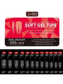 Acryl Französisch Halb-künstliche Nageltips Kurze Länge | Mittlere Länge | Lange Länge Nagelkunst Klare künstliche Nageltips Ultra-dünne nahtlose matte lange Tropfenform Mandelform Vorgefertigte Nageltips Muss-haben für Beauty-Enthusiasten Unerlässlich für Nagelstudios UV-Gel Nagelbedarf Zehennagel Aufklebe-Nägel Nagelbedarf Nägel