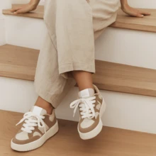 NB Premium Women's And Men's Street Tennis Shoes, Sizes 34 To 39, Day To Day, Work, Party, Promotion - 米色 - 查看 7