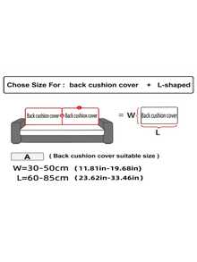 1pc Milk Silk Stretch Printed Sofa Slipcover, Elastic Fabric Sofa Cushion Cover, All Season Universal Sofa Set - Zhimanhei - View 3