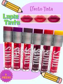 Tinta De Labios Y Mejillas  Con Rubor Forma LAPIZ  6 Pzs, 12 Pzs : It'S Chili Tinte De Labios De Acabado Mate De Larga DuracióN Rubor Ligero FáCil De Usar Tinte De Labios Hidratante LáPiz Labial LíQuido Regalo De LáPiz Labial LíQuido Marca Belleza Maquillaje CosméTico Para Mujeres NiñAs Perfecto Para OtoñO Invierno Ideal Para Y2K Elegante Moda Adecuado Para CumpleañOs Presente Fiesta Listo Mejor Color - 6 Pzs - Ver 2
