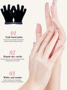 1pair Sauna Sweat Gloves, Suitable For Summer And Autumn, Sweat Gloves To Help Hands Sweat - Multicolor - View 2