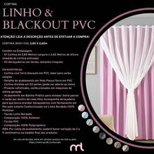 Linen Curtain With Blackout PVC Lining, 2.80 Wide X 2.50 High, Standard Rod, Living Room, Bedroom - 海狸/稻草 - 查看 3
