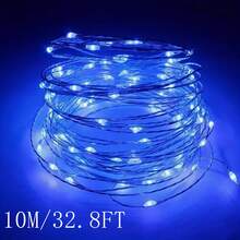 1pc Mini Pink Fairytale Lights, USB Powered 5m 50 LED String Fairy Lights, Suitable For Bedroom, Christmas, Halloween, Party, Wedding, Center Decor, Bouquet Decor, Camping Decor, Gift Decor Light String (2m 20LED / 5m 50LED / 10m 100LED)