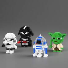 StarWars 608-1806 Piece Granular 1/2 Set Building Block Statue Decor Toy, Christmas Family Gathering Board Game Blocks, Suitable For Collection, Gifting, Valentine's Day, Birthday, Christmas, DIY - Multicolor - View 10