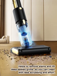 GENAI 3-In-1 Upright Vacuum And Mop With HEPA Filter X-Large 800mL Tank And Effortless Storage