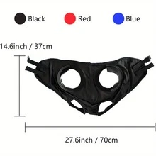 Horse Fly Mask, Breathable Mesh UV Protection Mask With Ear Covers, Adjustable Buckle, Horse Riding Training Gear