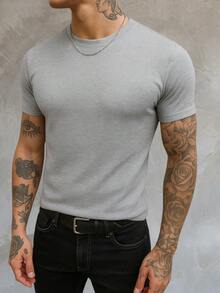 American In Ribbed Fabric - Grijs - Bekijken 1