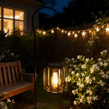 Lampe suspendue solaire avec chaîne et crochet, étanche pour une utilisation extérieure dans le jardin, la cour, la terrasse, le balcon, les arbres, le porche. Peut être suspendue dans le jardin pour décorer la cour, la terrasse, le balcon, les arbres, le porche